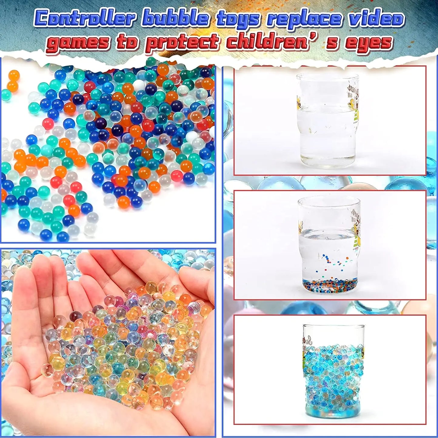 2 in 1 orbeez Splatter toy gun